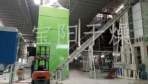 輻射塔式高純非金屬礦粉烘干系統